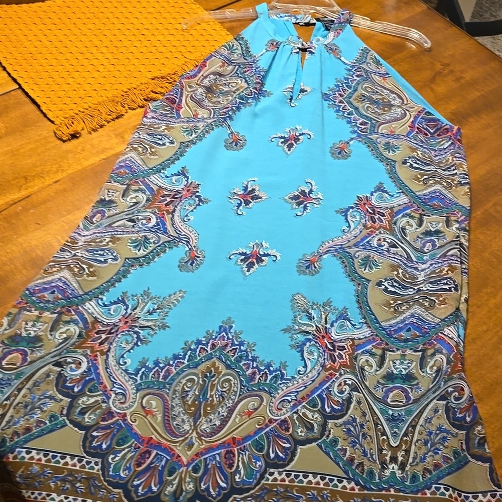 Allison Joy Red and Multicolor Dress From Papillon. 2 Dresses For 1 Price! - Picture 7 of 8